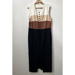 2000s ombre sleeveless maxi dress career Lois Snyder Dani Max‎ 14